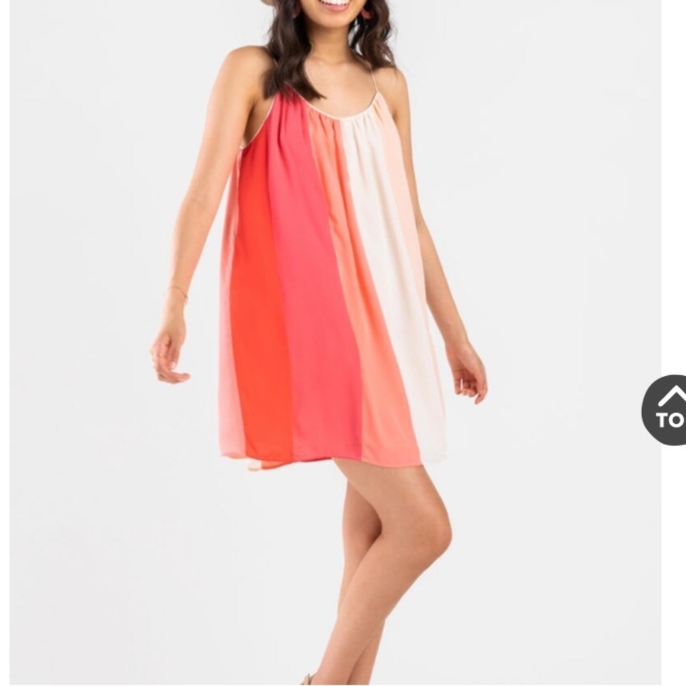 Francesca’s Vera Stripe Shift Dress NWT